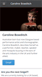 Mobile Screenshot of carolinebowditch.com